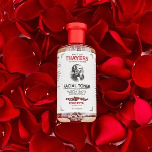 تونر افسون گر گل رز و فندوق تایرز حجم ۳۵۵ میل اصل آمریکا |THAYERS FACIAL TONER ROSE PETAL& WITCH HAZEL aloe vera formula 355 ml