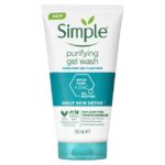 ژل شستشوی سیمپل | مخصوص پوست چرب و مختلط، سم زدایی پوست | ۱۵۰ میل Simple Daily Skin Detox Purifying Facial Wash 150ml