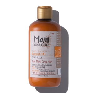 کرم موی فر کننده حاوی روغن نارگیل مائویی | آبرسان و مغذی قوی مو فر | ۲۳۶ میل Maui Moisture Quench + Coconut Oil Curl Milk, 8 Ounce