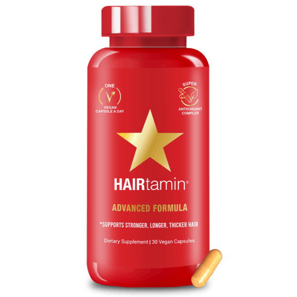 قرص و کپسول گیاهی هیرتامین تقویت کننده مو ۳۰ عددی | HAIRtamin ADVANCED FORMULA 30 Vegan Capsules