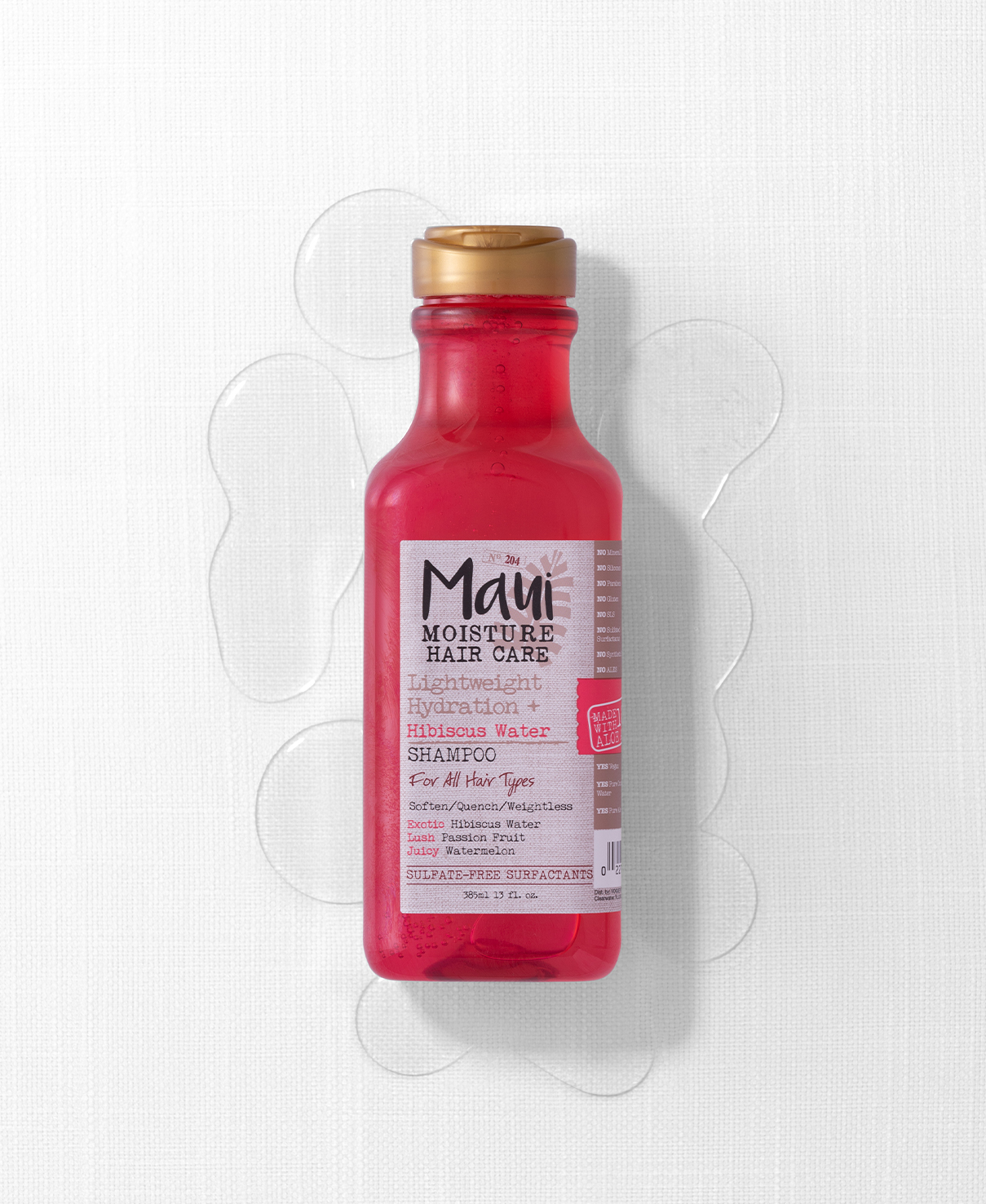 شامپو مائویی آبرسان هیبیسکوس واتر | مدل Hydration Hibiscus Water | حجم 385 میل Maui Moisture Lightweight Hydration Hibiscus Water Conditioner 385ml