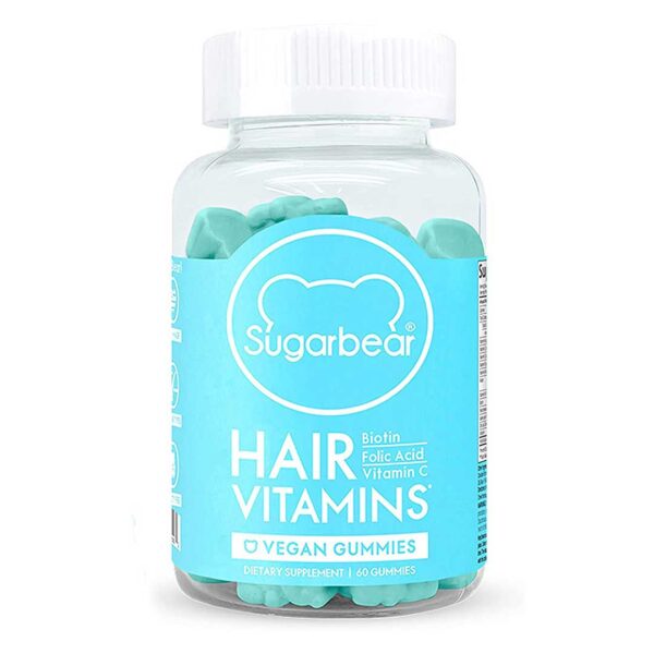 پاستیل تقویت مو شوگر بیر هیر ویتامین 60عددی| Sugarbear HAIR VITAMINS 60 Gummies