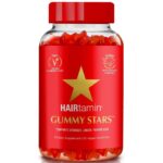 پاستیل تقویت مو هیرتامین ۶۰ عددی| افزایش رشد مو و قطع ریزش مو| HAIRtamin GUMMY STARS 60 Vegan Gummies