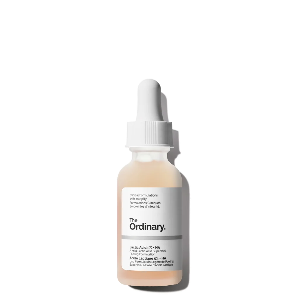 سرم لاکتیک اسید ۵ درصد اوردینری اصل|۳۰ میل | Ordinary Lactic Acid 5% + HA