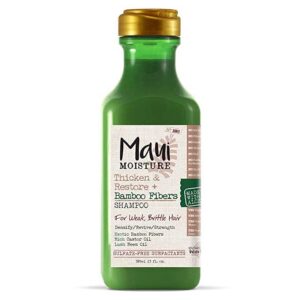 شامپو ضد ریزش و بازسازی کننده الیاف بامبو مائویی ۳۸۵ میل|Maui Moisture Thicken & Restore + Bamboo Fiber Shampoo 385 mL