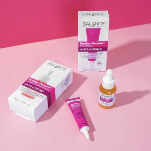 دور چشم بالانس مدل Snake venom اصل انگلیس ۱۵ میل | ضد چروک و تیرگی Balance Snake Venom Eye Cream 15 ML 1 کرم دور چشم ضد چروک و جوانساز سم مار بالانس حجم 15 میل 3