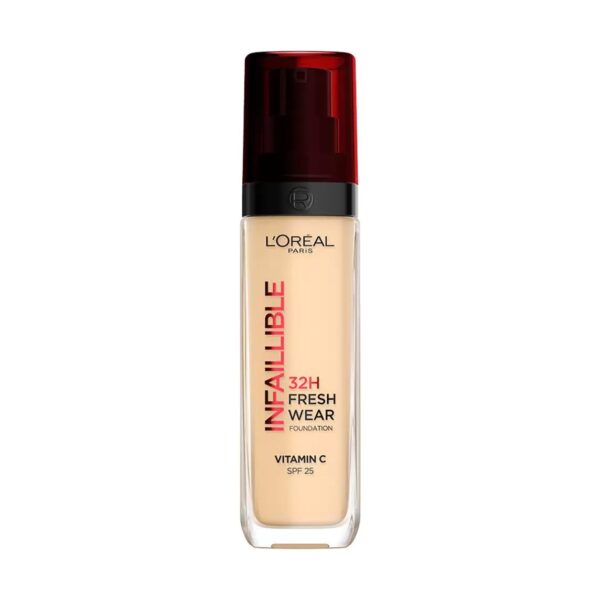 کرم پودر لورال Loreal اصل مدل اینفالیبل فرش وییر 32 ساعته حجم ۳۰ میل | LOREAL PARIS Infallible 32H Fresh Wear Foundation 30 ml - Image 1