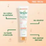 کرم مرطوب کننده و ضد آفتاب و ضد لک سیمپل حجم 40 میل| SIMPLE Protect Glow Triple Protect moisturiser spf 30 - Image 3