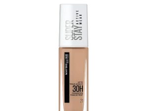 کرم پودر ۳۰ ساعته سوپر استی میبلین حجم ۳۰ میل | MAYBELLINE SUPER STAY LONGWEAR LIQUID FOUNDATION UP TO 30HR WEAR