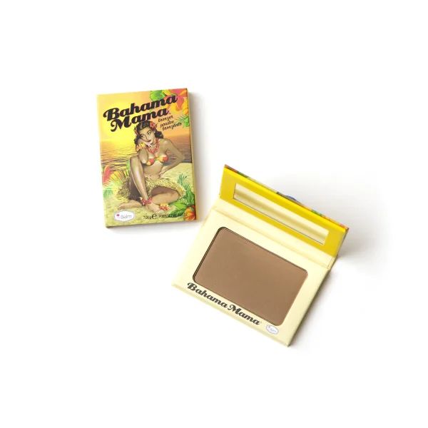 پالت برنزر و پودر کانتور باهاما ماما (Bahama mama) دبالم فول سایز 7.08 گرم | the Balm BAHAMA MAMA Bronzer Shadow Contour Full Size 7.08