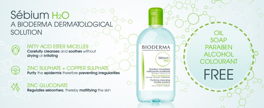 Bioderma Sebium H2O Purifying Cleansing Micelle Solution For Combination to Oily Skin 500ml 3 1