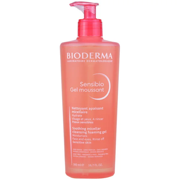 فوم ژل شستشوی صورت سنسبیو بایودرما حجم ۲۰۰ میل | BIODERMA Sensibio Gel moussant 200 ml - Image 1