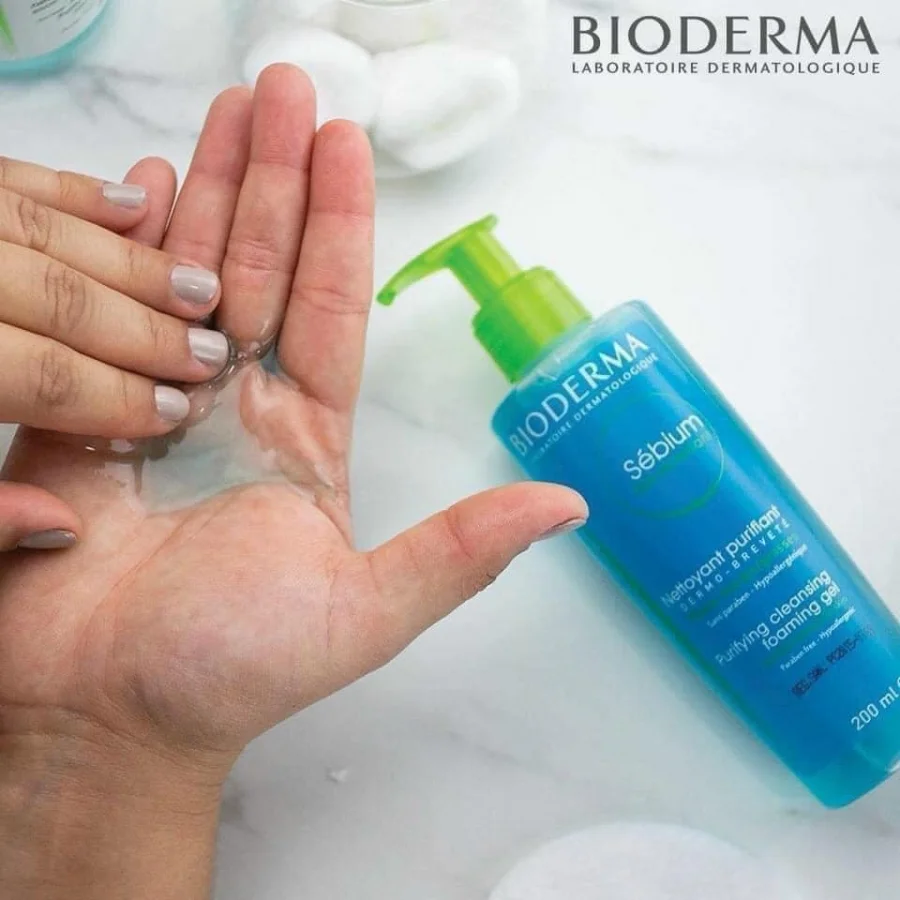 ژل شستشوی سبیوم بایودرما پوست چرب حجم ۲۰۰ میل | BIODERMA Sébium Gel moussant 200 ml