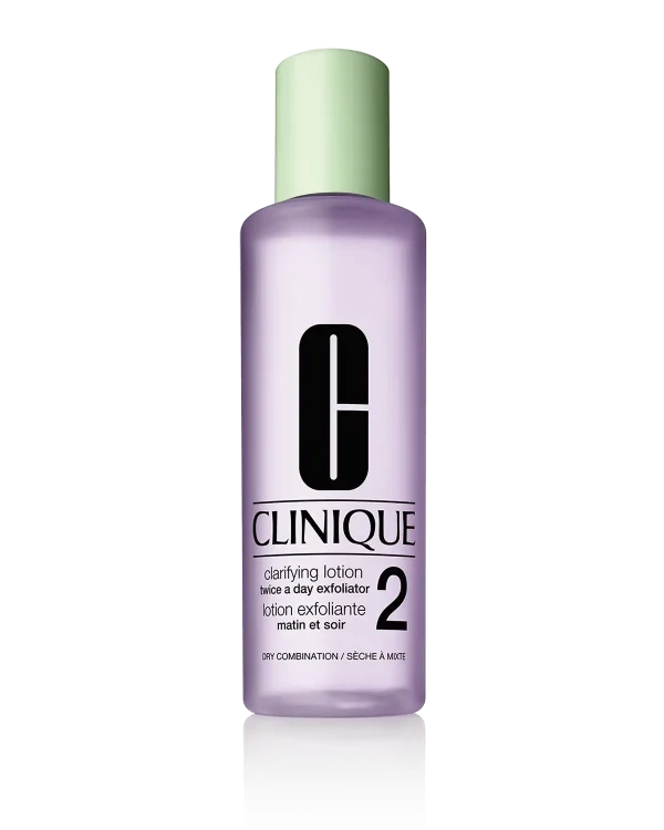 تونر شماره 2 پوست خشک تا مختلط کلینیک حجم ۲۰۰ میل | CLINIQUE Clarifying lotion 2 200ml