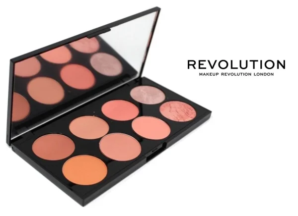 revolution ultra blush palette hot spice