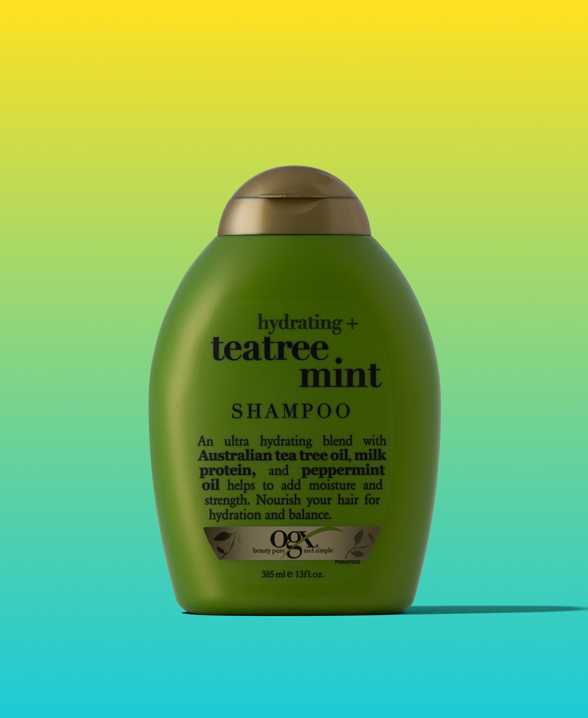 شامپو Teatree Mint او جی ایکس حجم ۳۸۵ میل| OGX Hydrating + Teatree Mint Shampoo 385 ml