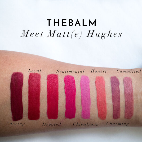 theBalm Meet Mattee Hughes Swatches Review 5 1