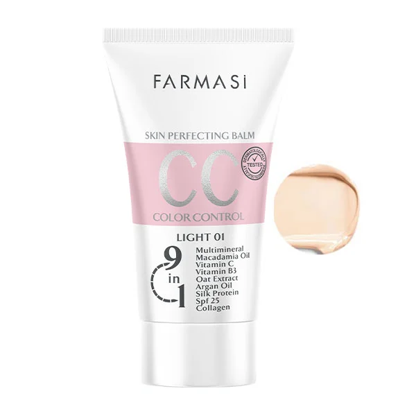 سی سی کرم ٩ در ١ فارماسی حجم 50 میلی لیتر | FARMASI CC Cream Color Control Cream 50 ml - Image 1