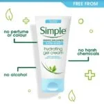 ژل کرم Hydrating صورت سیمپل حجم ۵۰ میل | Simple Water Boost Hydrating Gel Cream 50 ml - Image 2