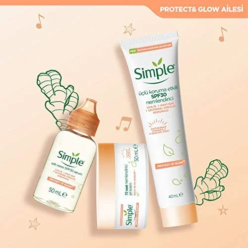 سرم روشن کننده و ضدآفتاب SPF30 سیمپل|SIMPLE SIMPLE Protect N Glow Radiance Booster SPF30 - Image 4