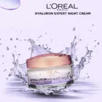 کرم شب آبرسان و مرطوب کننده حاوی هیالورونیک اسید لورال هیالورون اسپشیالیست | Loreal Hyaluron Specialist Skin Plump Moisturizing Cream Night 50ml - Image 2