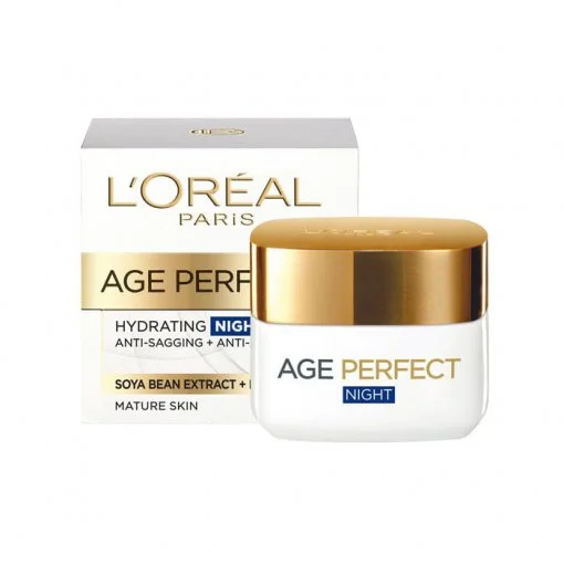 کرم ضد چروک شب لوال مدل age perfect حجم ۵۰ میل | LOREAL Age Perfect Collagen Expert Night Moisturizer for Face 50 ml - Image 1