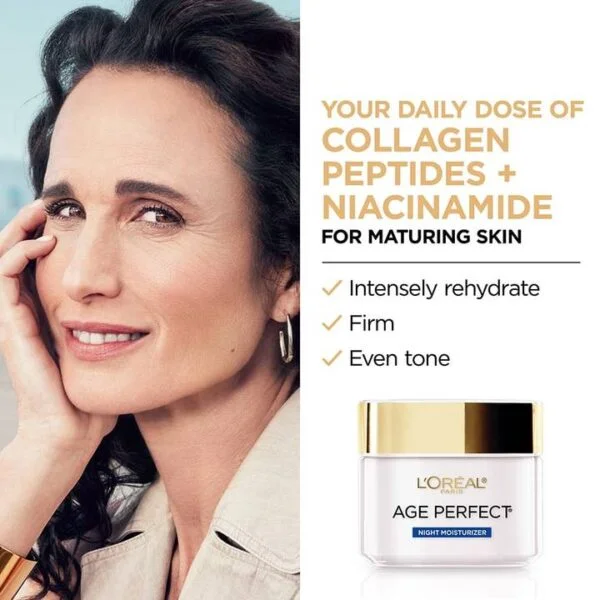 کرم ضدچروک روز لورال مدل age perfect حجم ۵۰ میل | LOREAL Age Perfect Collagen Expert Day Moisturizer 50 ml - Image 4