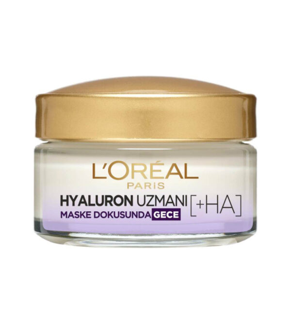 Loreal Moisturizing Cream Night Hyaluronic Acid 50ml khanoumi 20221025232258704