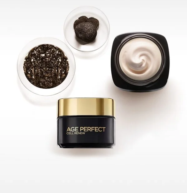 کرم ضد چروک و ضدآفتاب لورال مدل age perfect cell renew حجم ۵۰ میل | LOREAL Age Perfect Cell Renewal Anti Aging Day Moisturizer SPF 15 - Image 3