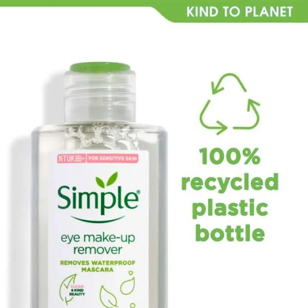 پاک کننده آرایش چشم سیمپل ۱۲۵ میل | SIMPLE Kind to Skin Eye Make-up Remover 125 ml - Image 5