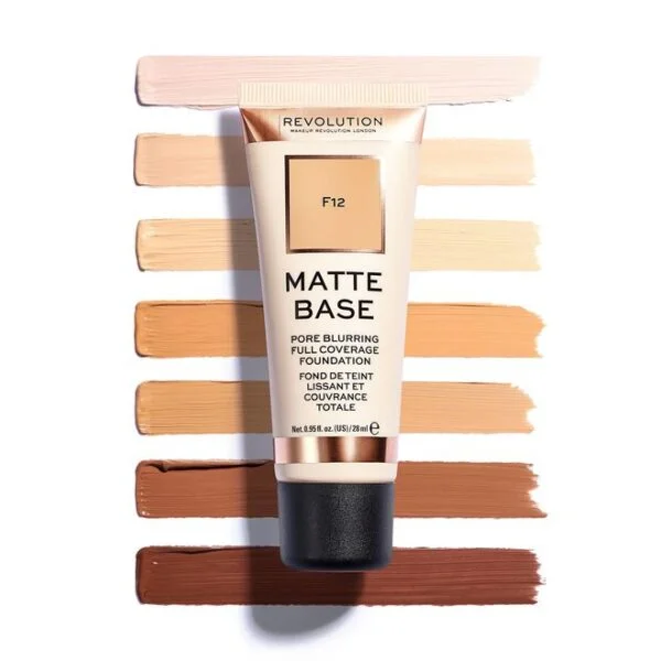کرم پودر Matte base رولوشن ۲۸ گرم | REVOLUTION Matte Base Foundation 28g - Image 2