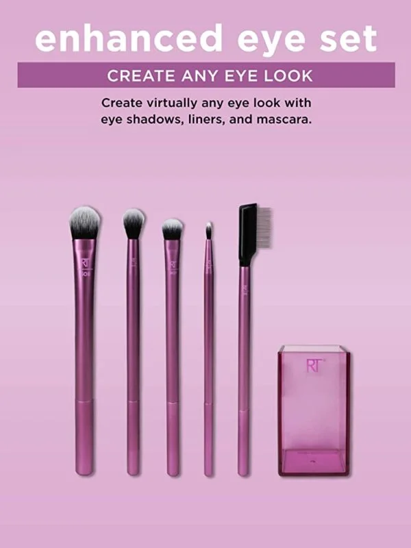 ست پنج عددی براش چشم ریل تکنیک مدل 91534 |‌ REAL TECHNIQUES ENHANCED EYE SET 91534 - Image 11