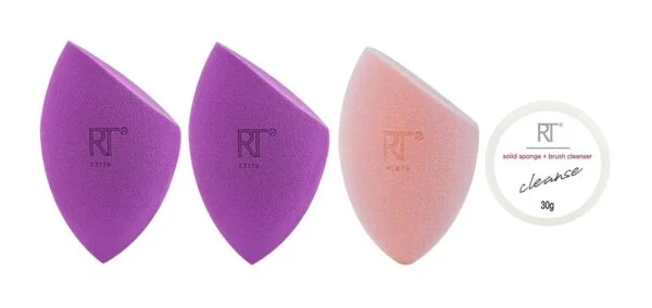 ست اسفنج (بیوتی بلندر) ریل تکنیک سه عددیبه همراه صابون شستشوی براش و اسفنج|‌ Real Techniques blend glow set 3 Sponges - Image 5