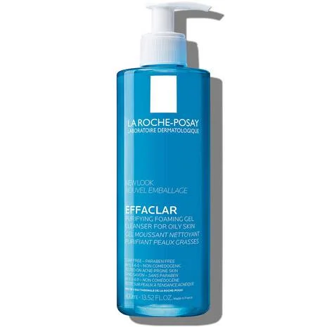 ژل شستشوی پوست چرب لاروش پوزای مدل افکلار حجم 400 میل| Larocheposay EFFACLAR GEL FACIAL WASH FOR OILY SKIN 400ml