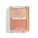پالت رژگونه و هایلایتر گلم 101 شیگلم | SHEGLAM GLAM 101 HYBRID HIGHLIGHTER BLUSH DUO