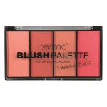 پالت رژگونه 4 رنگ تکنیک مدل وارم ادیت | Technic Warm Edit Blush Palette