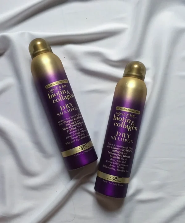 dau goi kho ogx exclusive collection biotin collagen dry shampoo 235ml 4302