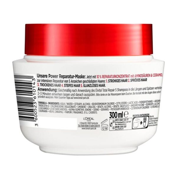 221024 Loreal Elvital Reno TR5 Maske 300ml Back