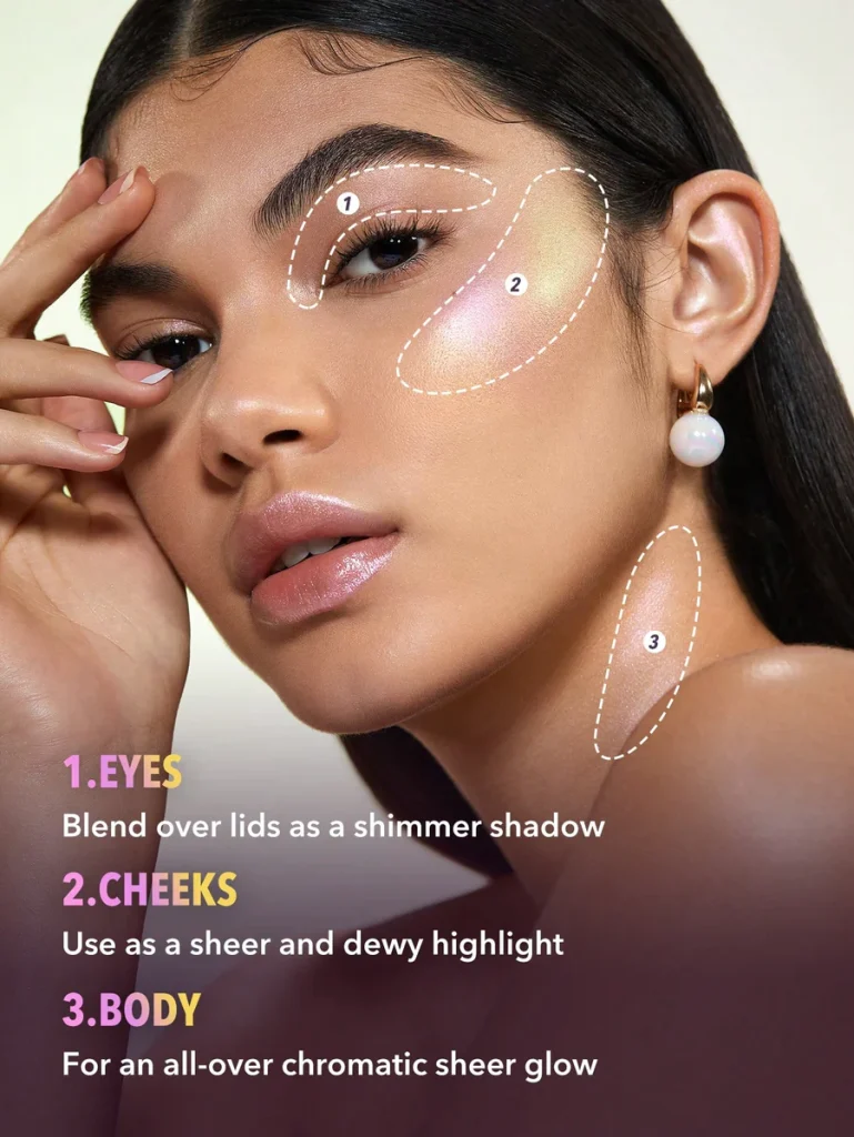 هایلایترمایع کرومی شیگلم| SHEGLAM CHROMA-GLOW BLOOM LIQUID HIGHLIGHTER 5.2ml