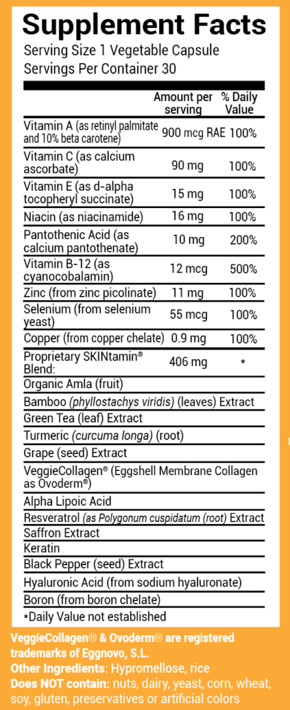 SKINtaminSupplementFacts