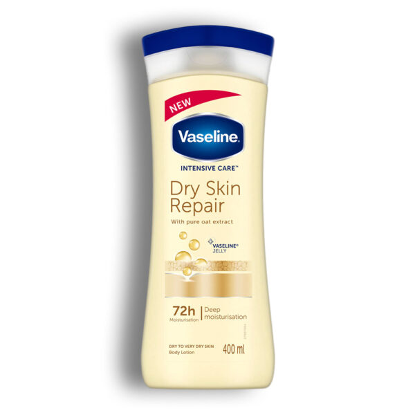 vaseline intensive care dry skin repair for dry to very dry skin body lotion 400ml f