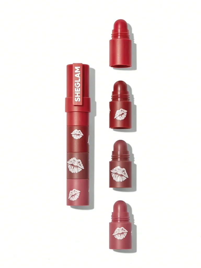 رژ لب استیکی 4 تایی شیگلم مدل مگا لیپ| SHEGLAM MEGA LIP STACKS