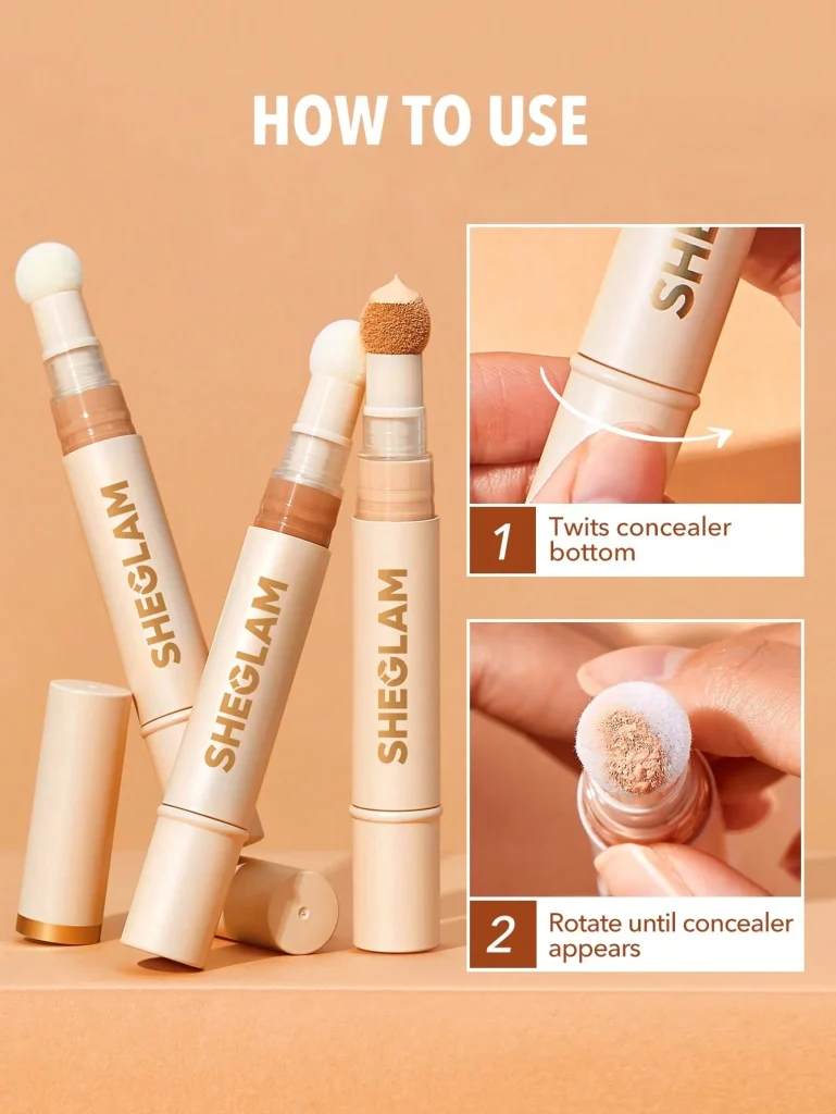 کانسیلر سر پد دار شگلم|SHEGLAM COMPLEXION BOOST CONCEALER4.5g