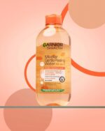 میسلار واتر پیلینگ گارنیر حجم ۴۰۰ میل|GARNIER SKIN NATURALS MICELLAR PEELING FLAWLESS MAKE-UP REMOVAL WATER 400ml