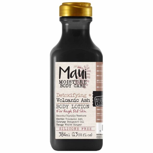 لوسیون بدن مائویی خاکستر آتشفشانی Maui Volcanic Ash حجم 384 میل|Maui Moisture Detoxifying + Volcanic Ash Body Lotion 384ml