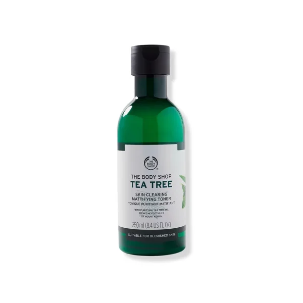 تونر پاک کننده و مات کننده تی تری بادیشاپ ۲۵۰میل|The Body Shop Tea Tree Skin Clearing Mattifying Toner 250ml