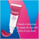 بالم لب تیوپی رز تینتد وازلین ۱۰گرمی|VASELINE LIP THERAPY ROSY TINTED LIP BALM 10gr