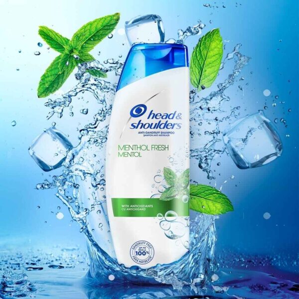 Head Shoulders Menthol fresh Shampoo with antioxidant 3