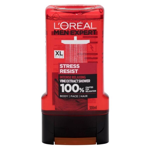 شامپو سر و بدن لورال Loreal مدل Stress Resist حجم 300 میل