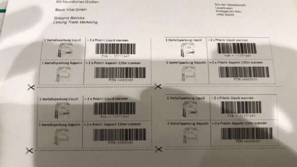 bayer priorin barcode aa